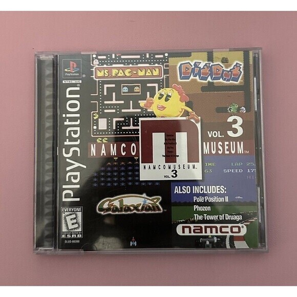 Sony Other - Namco Museum Vol. 3 (PlayStation 1, PS1) *Complete CIB w/ Reg Card & Hint Book*